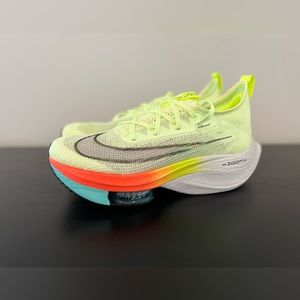 Women’s Nike Air Zoom Alphafly NEXT% Yellow Volt Shoes CZ1514-700